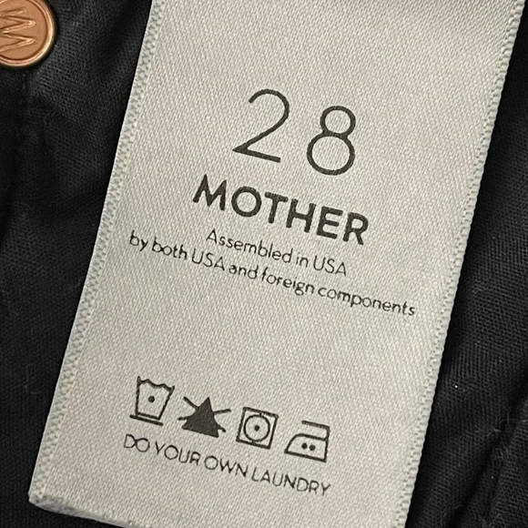 Mother High Waisted Looker Ankle Fray Womens 28 Skinny Raw Hem Stretch Revolve - Picture 9 of 10